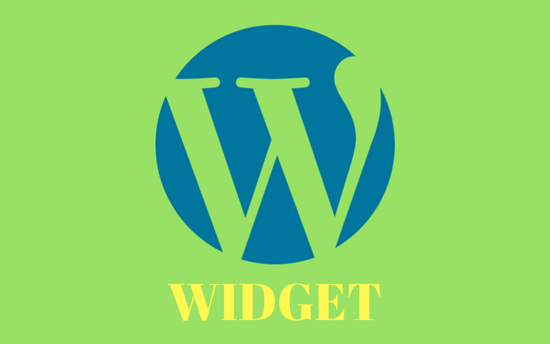 WIDGET wordpress
