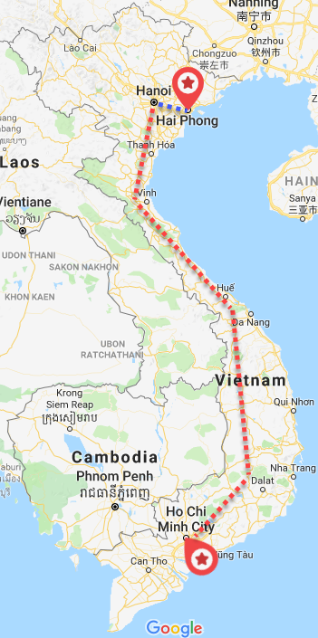 xe nào đến Hà Nội trước