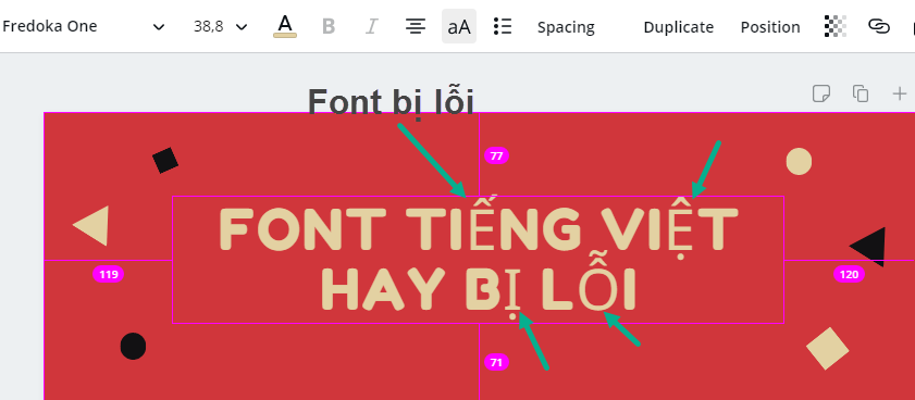 font tiếng Việt bị hiển thị lỗi