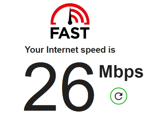 tốc độ internet rất cao