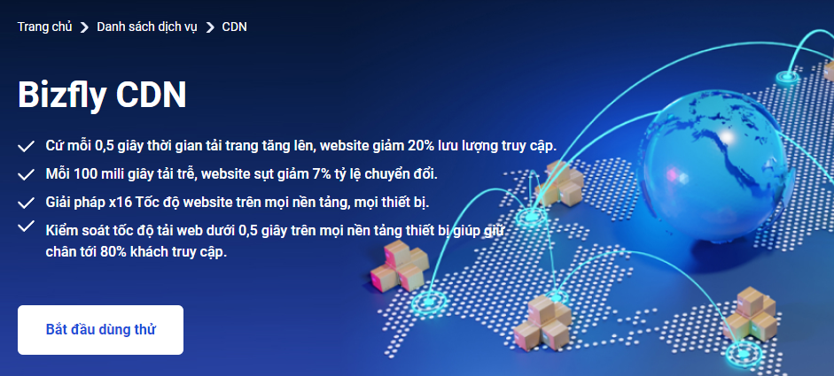 Giới thiệu dịch vụ CDN của BizFly Cloud (Việt Nam): tốc độ, mức độ dễ dùng & khả năng bảo vệ SEO thế nào?