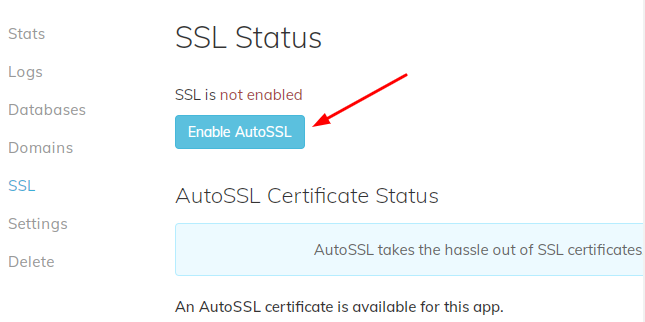 tạo SSL tự động cho website