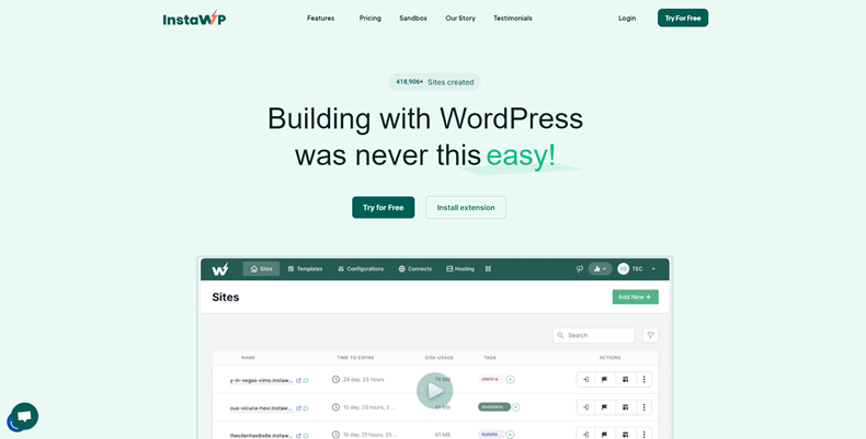 Giới thiệu instawp.com: một công cụ hỗ trợ học tập WordPress tuyệt vời